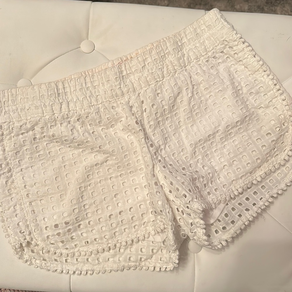 Lilly Pulitzer Target White Eyelet Shorts
